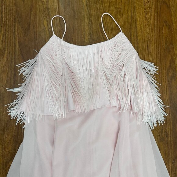 NWT Arrange maxi dress with fringe top - Picture 2 of 7